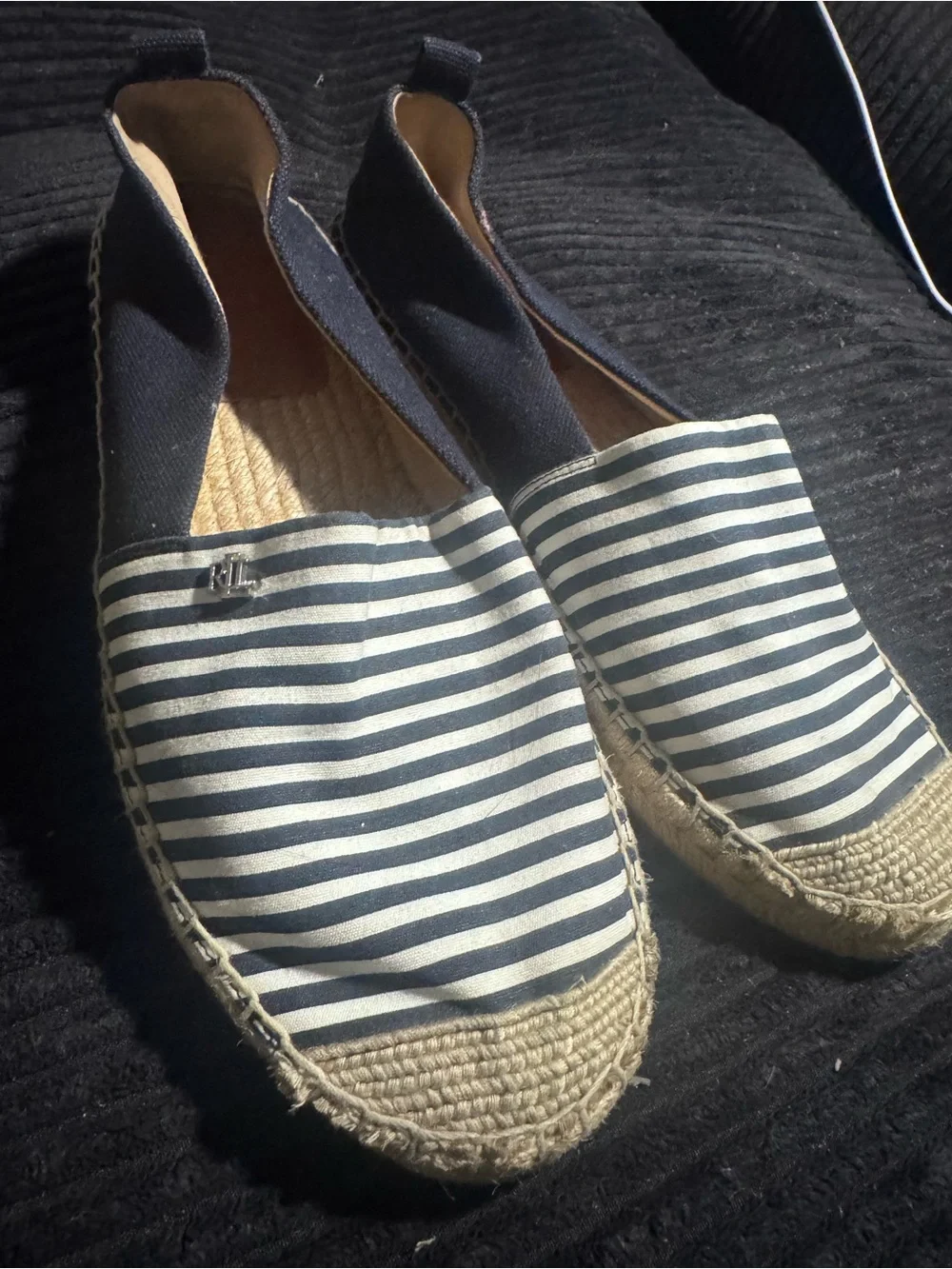 Lauren Ralph Lauren Women's Cameryn Nappa Espadrilles Flats size 10